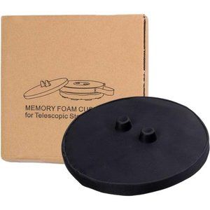 Telescopic Stool Cushion with Memory Foam (Pure Black)